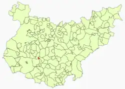 Location in Badajoz