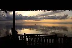 Sunset view taken at a beach in La Libertad