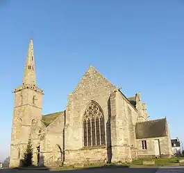 The church of La Roche-Derrien