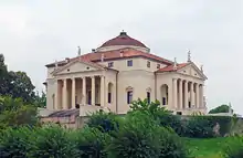 Palladio's Villa Capra La Rotonda, begun 1567