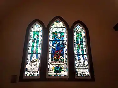 1921 Stained Glass created by Mary Hamilton Frye At La Tuque Québec