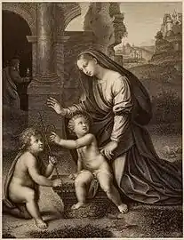 La Vierge aux ruines (after Raphael)