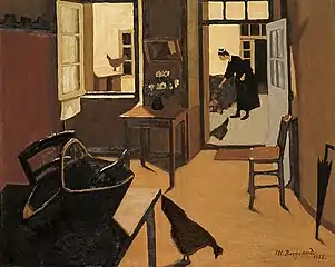 La bretonne et ses poules (1922)