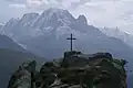 The Cross of Loriaz on the heights of Vallorcine