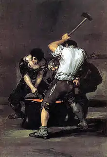 Francisco Goya, The Forge, 1817