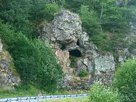 The head of the devil, in Neuvéglise