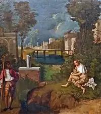 The Tempest Giorgione (1508) Venetian painters made extensive use of verdigris.