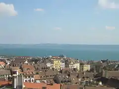 Lake Neuchâtel, seen from the castle
