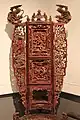 Carved lacquer chair, Qing dynasty