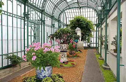 Interior of the Embarcadère Greenhouse