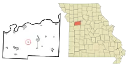 Location of Mayview, Missouri