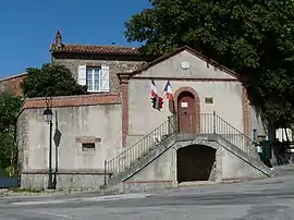 The town hall in Lagarde