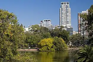 The Rose Garden Lake and Palermo Nuevo highrises