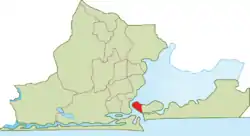 Lagos Island shown within Lagos