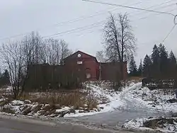 An abandoned Lutheran church in Lakhdenpokhya