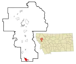 Location of Arlee, Montana