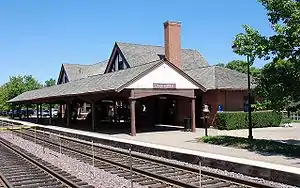 Chicago & North Western Depot, Lake Forest, Illinois (1899)