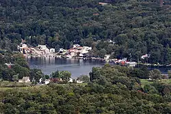 Aerial view of Lake Winola