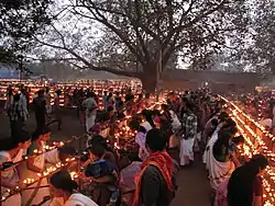Light festival at Ayyappa Temple, Naduvil