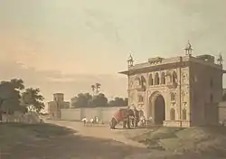 Gate of the Lal-Bagh fort at Faizabad in 1801.