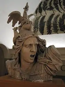 Sophie Frémiet served as the model for the figure of  The Genius of War , in the Departure of the Volunteers created by her husband, François Rude, on the Arc de Triomphe.