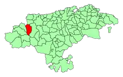 Location of Lamasón