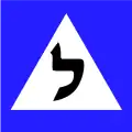 An Israeli L-plate