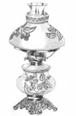 drawing of a lamp from the 1890s