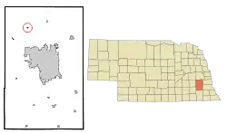 Location of Raymond, Nebraska