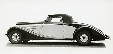 Pourtout drophead coupé on a Lancia Belna chassis 1935