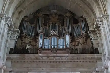 The cathedral organ, originally in Morimond Abbey