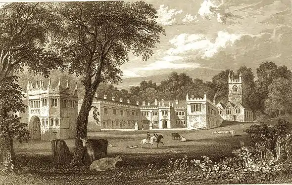 Lanhydrock House before the Victorian alterations