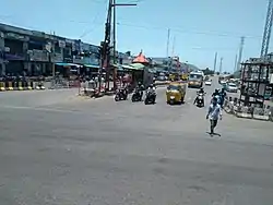 Road junction at Lankelapalem