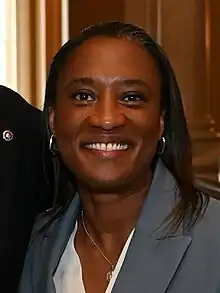 Junior U.S. Senator Laphonza Butler[58]