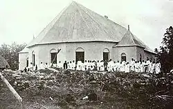 Stone Methodist church, Satupa'itea c. 1908