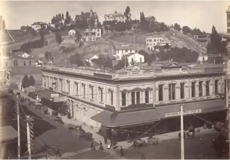 Larronde Block in 1898. Photo by I. W. Taber