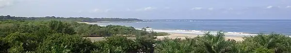 Panoramic view of Las Baulas National Park.