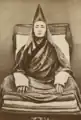 Late 1800s photo of Khamba Lama of the Selenginsk