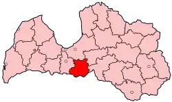 Location of Bauska