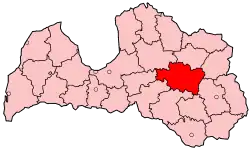 Location of Madona