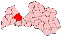 Location of Tukums