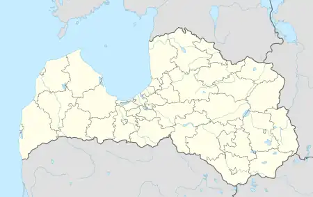 Baltā māja is located in Latvia