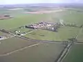 Laughton Manor Farm from the air