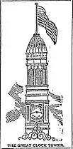 Clock-tower drawing, 1895