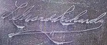 Signature of LeGrand Richards