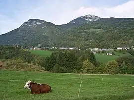 A general view of Le Châtelard