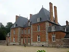 The chateau of Le Mesnil-Geffroy