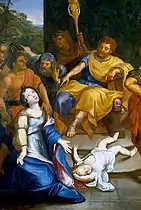 The martyrdom of Saint Julitta and Saint Cyricus