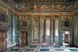 The Hall of Perspective from Villa Farnesina (Rome), by Baldassare Peruzzi, 1505–1510