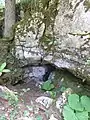 Le "Scialet du Cairn" falls back into le Gouffre Berger.